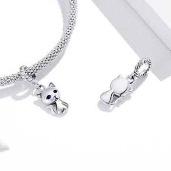 Purr-fect Companion Silver Cat Charm