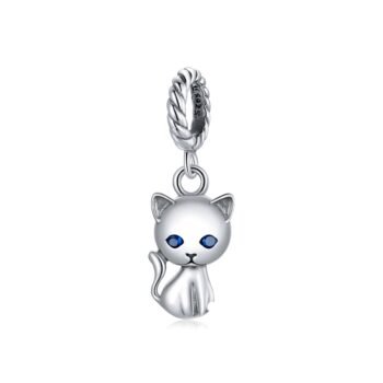 Purr-fect Companion Silver Cat Charm