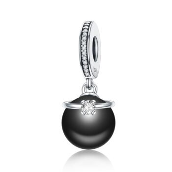 Mystic Black Pearl Charm