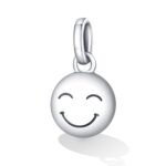 Happy Vibes Silver Smile Charm