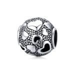 Heart Pattern Spacer Bead