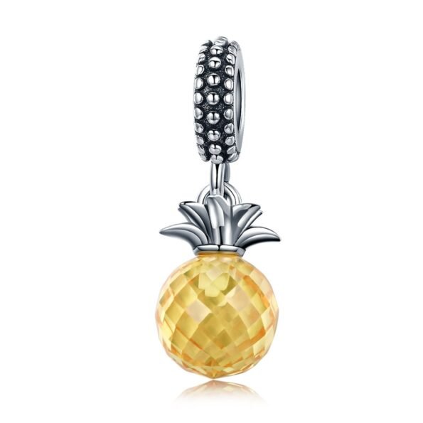 Pineapple Crystal Charm