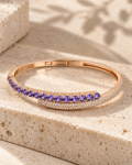 Violet Wave Bangle