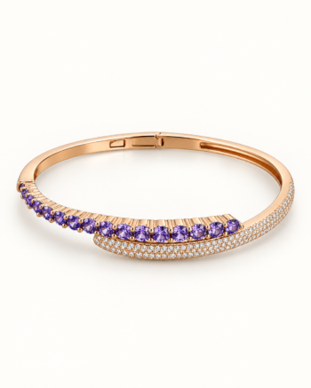 Violet Wave Bangle