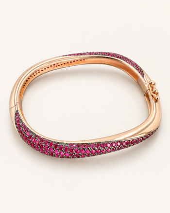 Ruby Cascade Bangle