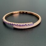Violet Wave Bangle