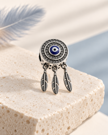 Dreamcatcher Evil Eye Dangle Charm