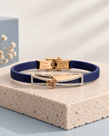 Midnight Elegance Crystal Bracelet