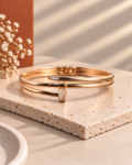 Rose Crossover Bangle